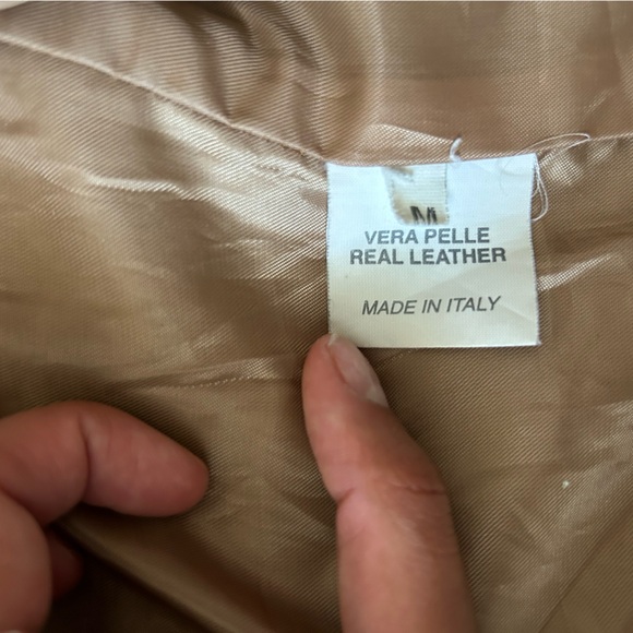 Real Italian leather brown jacket - effeti moda - Picture 2 of 5